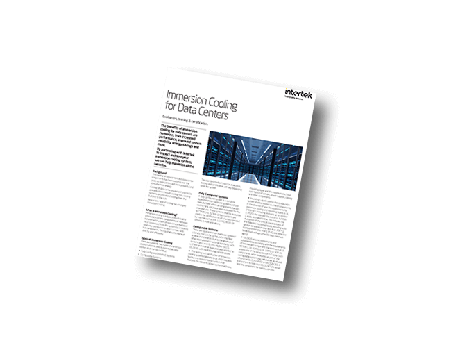 Immersion Cooling for Data Centers | Fact Sheet