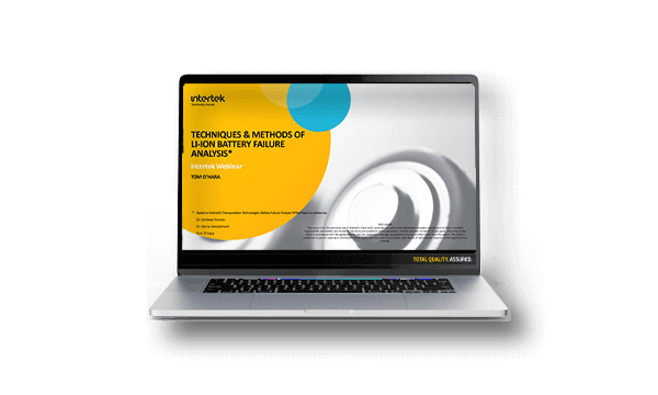 Techniques & Methods of Li-Ion Battery Failure Analysis | On-demand Webinar