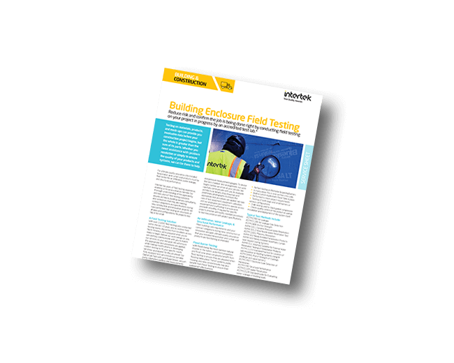 Building Enclosure Field Testing | Fact Sheet