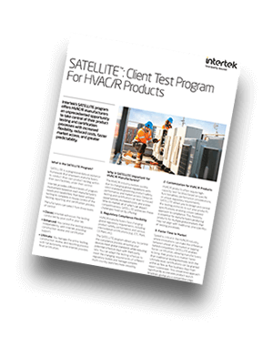 SATELLITE™ Client Test Program for HVAC/R Products