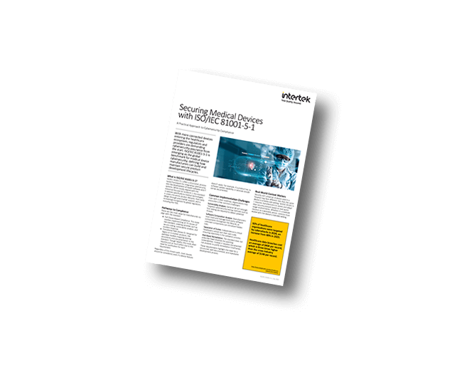ISO/IEC 81001-5-1 Cybersecurity for Medical Devices | Fact Sheet