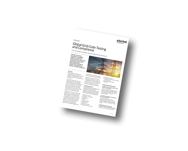 Global Grid Code Compliance with FAQ | Fact Sheet
