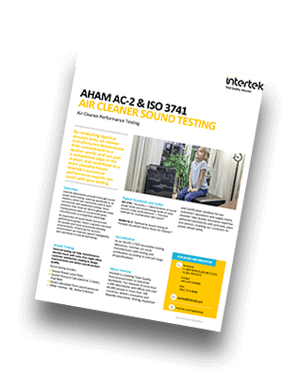 Air Cleaner Sound Testing | Fact Sheet