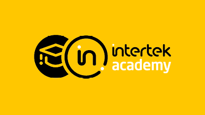 generic Intertek Academy logo graphic, on cerello