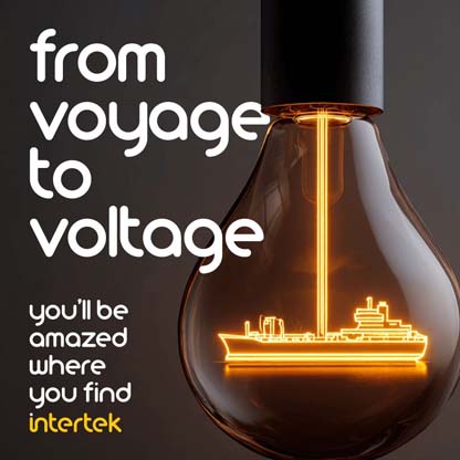 A light bulb with the filament outline made to resemble a commercial ship