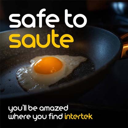 An egg frying in a pan